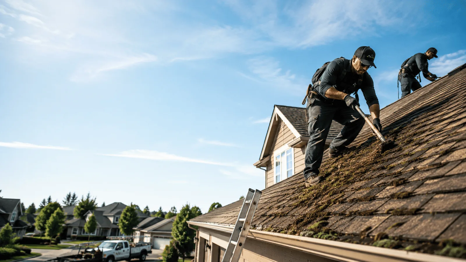 Roof Moss Removal in Greenup, IL near me